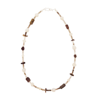 Roman Glass and Smokey Quartz