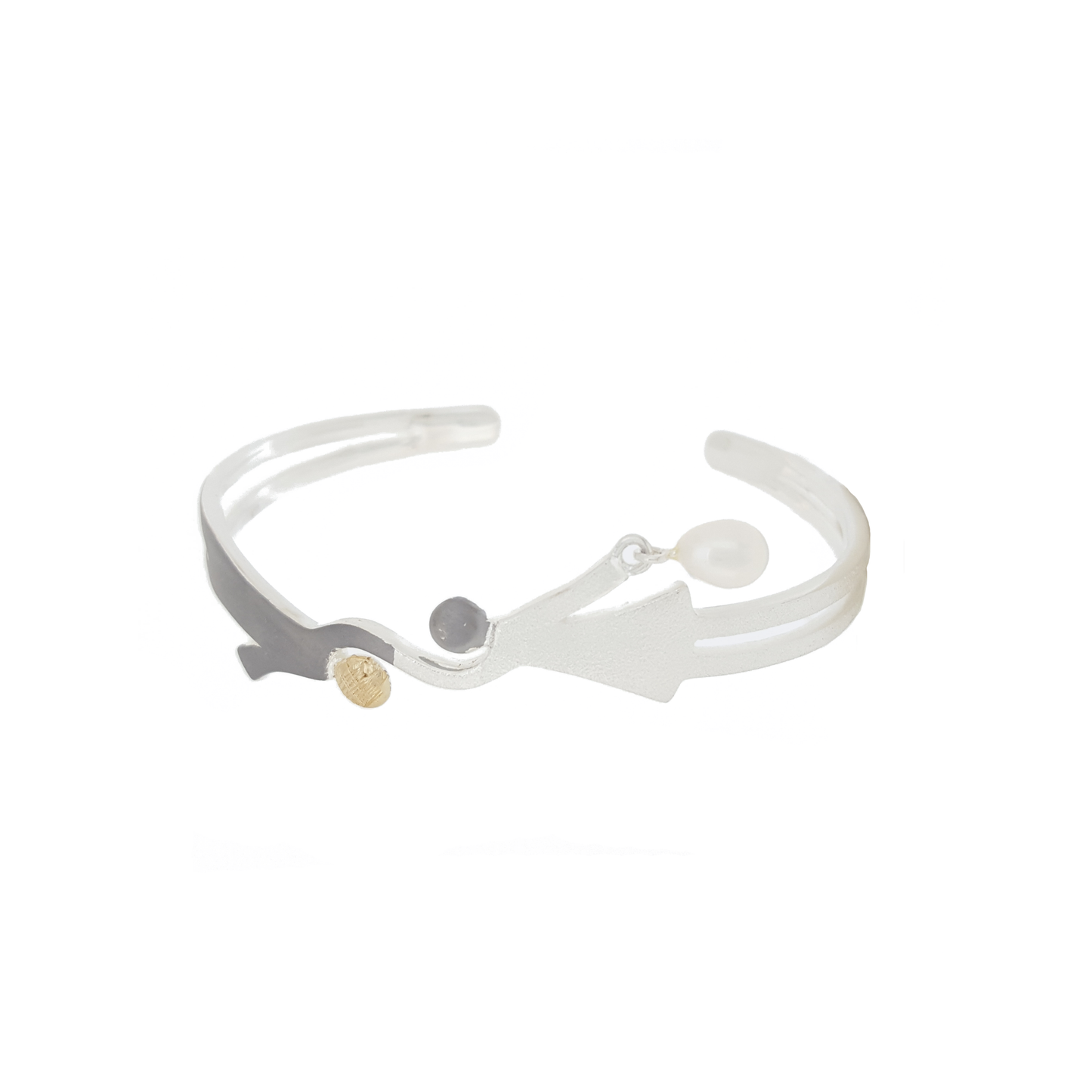 Ruby & Oliver Bangle | The Courthouse Collection | Australian Designer Pearl Jewellery