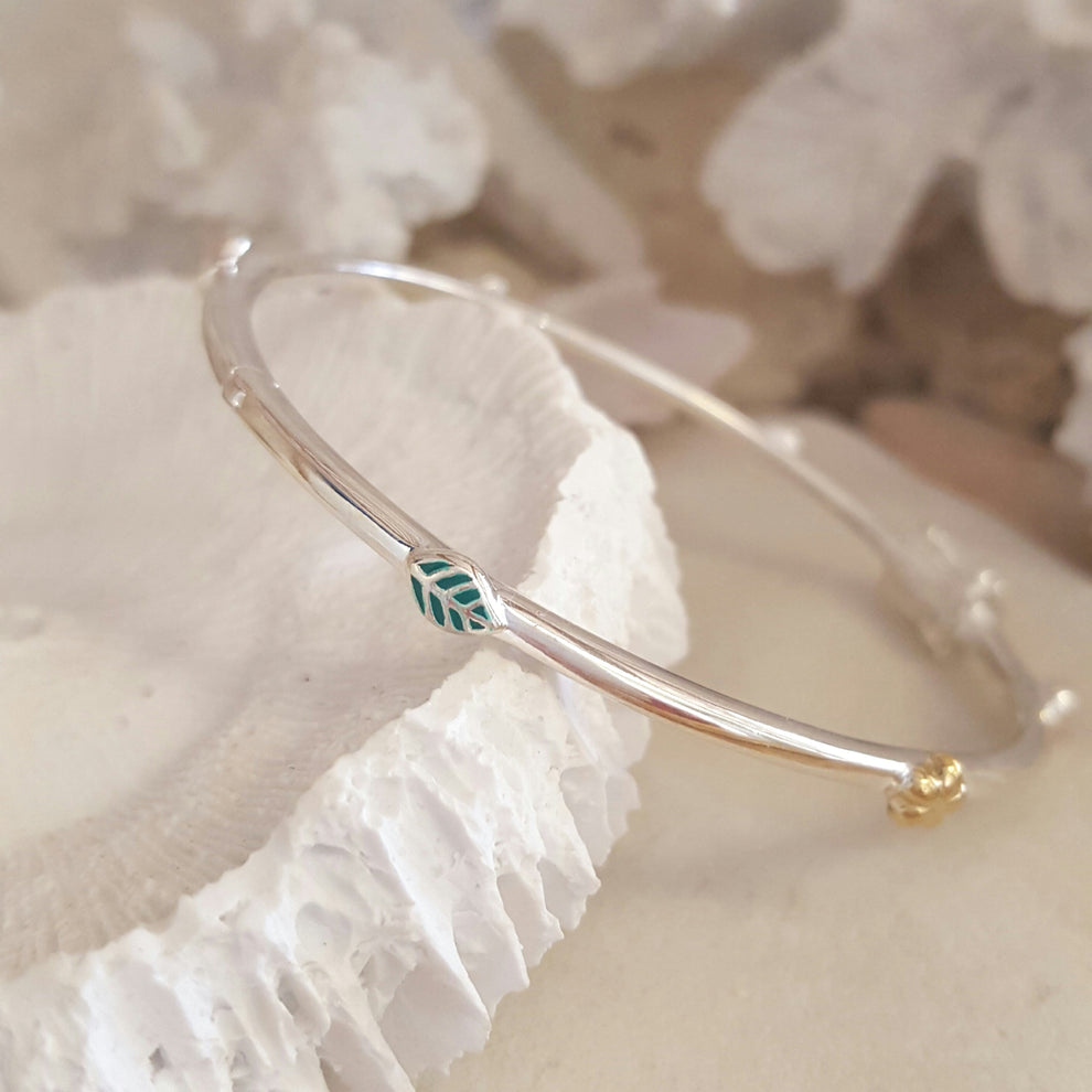 Silver Bangle 'Spring' | Australian Designer Jewellery – The Courthouse ...