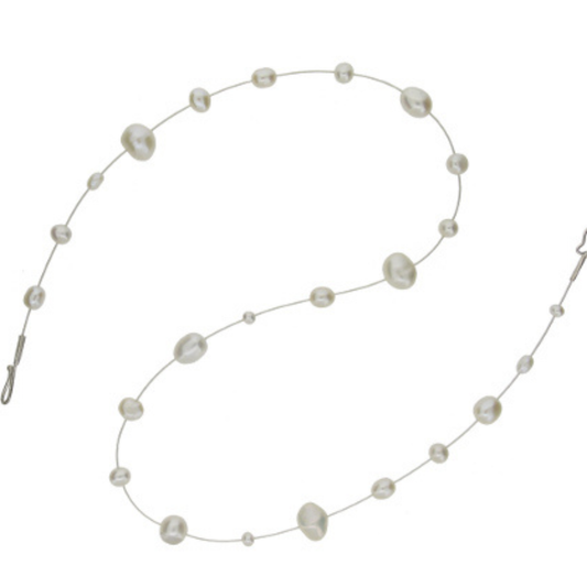 Silver Pearl Necklace "White Hailey Special" | Australian Designer Pearl Jewellery