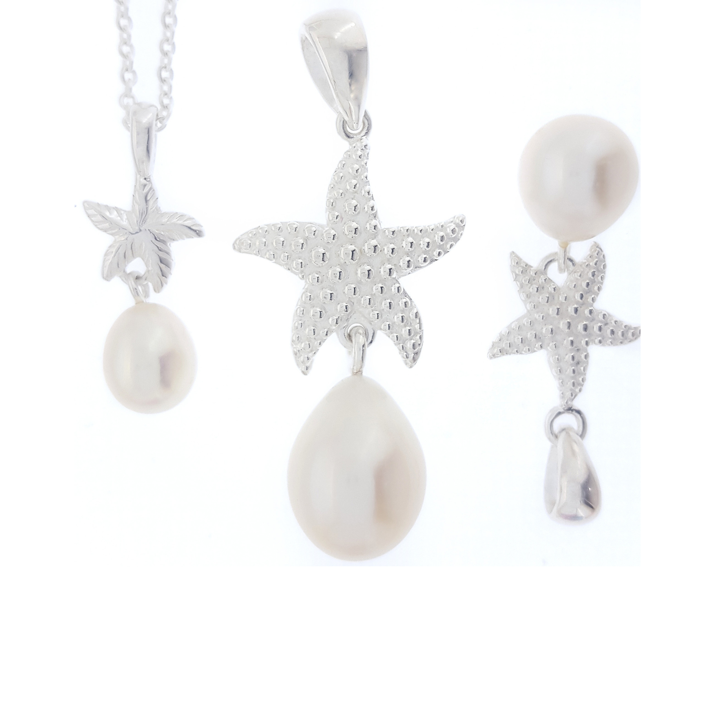 Starfish Pendant Silver | The Courthouse Collection | Australian Designer Pearl Jewellery