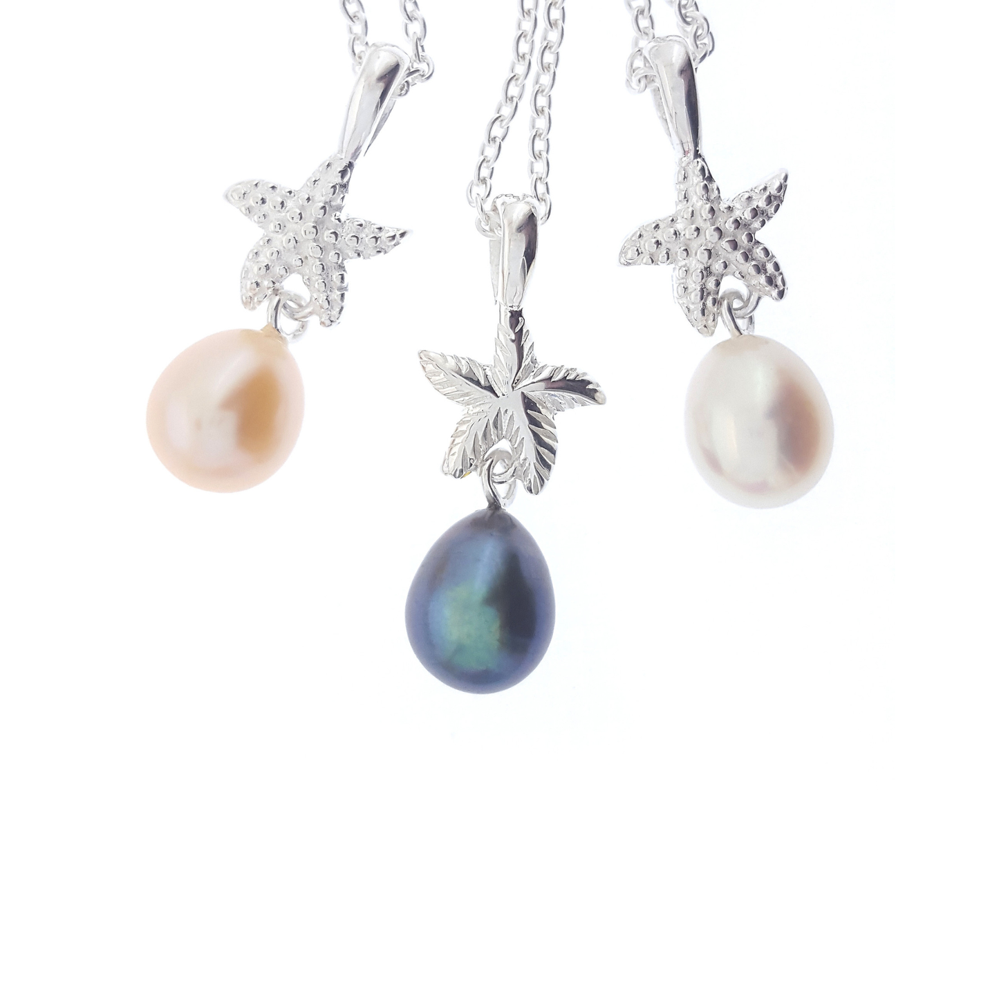 Starfish Pendant Silver | The Courthouse Collection | Australian Designer Pearl Jewellery