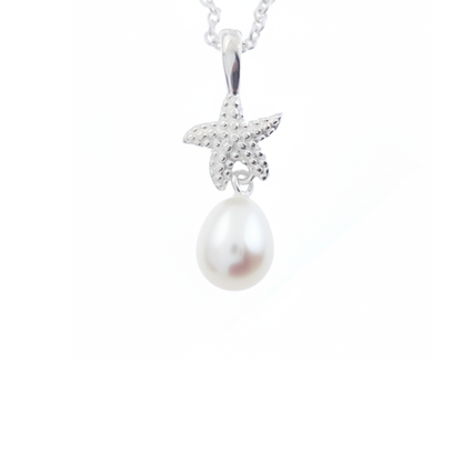 Starfish Pendant Silver | The Courthouse Collection | Australian Designer Pearl Jewellery
