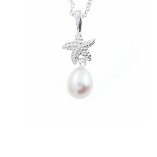Starfish Pendant Silver | The Courthouse Collection | Australian Designer Pearl Jewellery