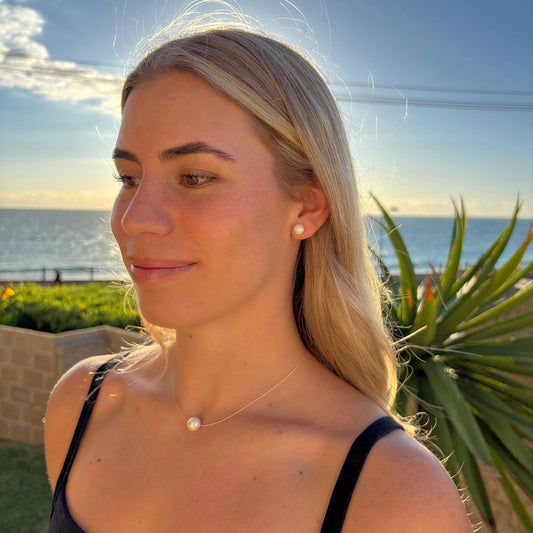 Single Pearl Necklace | The Courthouse Collection | Australian Designer Pearl Jewellery