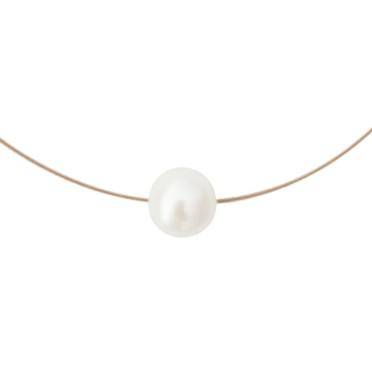 Single Pearl Necklace - The Courthouse Collection
