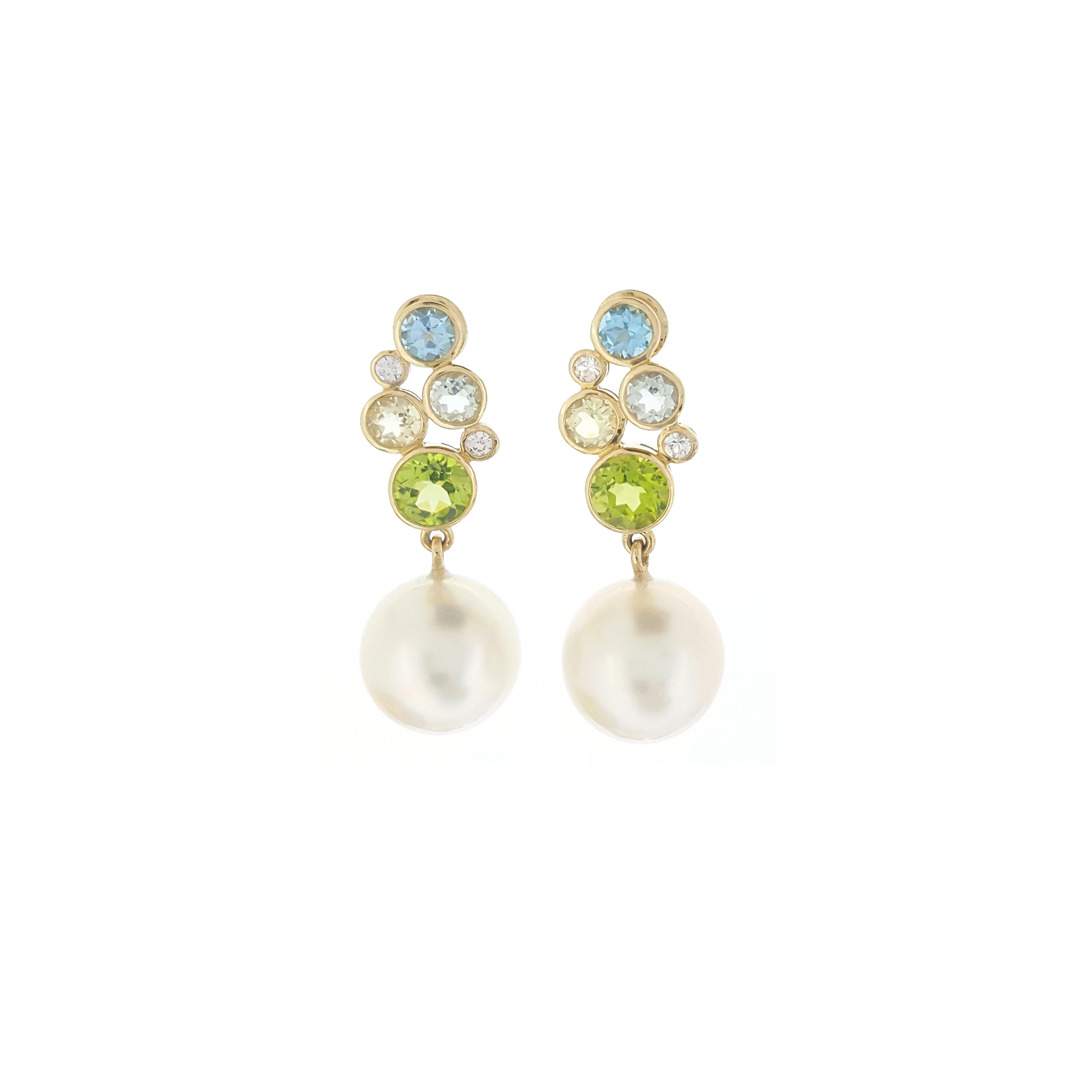Ocean Spray Earrings | The Courthouse Collection | Australian Designer Pearl Jewellery