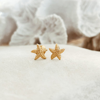 Stud Earrings 'Starfish' Gold | The Courthouse Collection