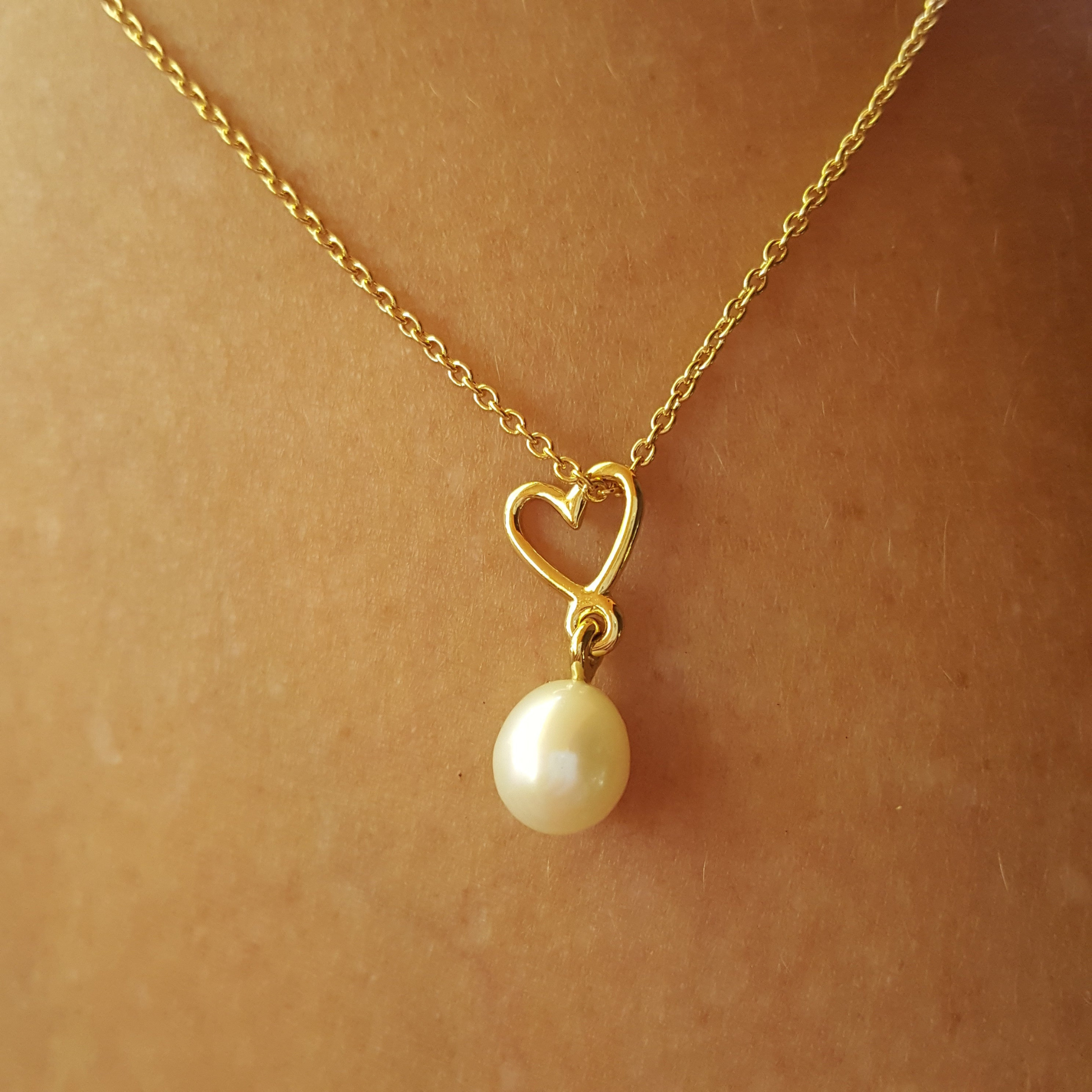 Sweet Heart Pearl Necklace | Australian Designer Pearl Jewellery