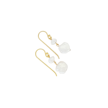 The Double The Trouble Keshi Earrings | The Courthouse Collection | Australian Designer Jewellery