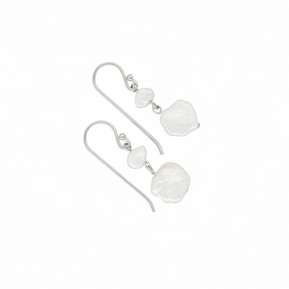 The Double The Trouble Keshi Earrings | The Courthouse Collection | Australian Designer Jewellery