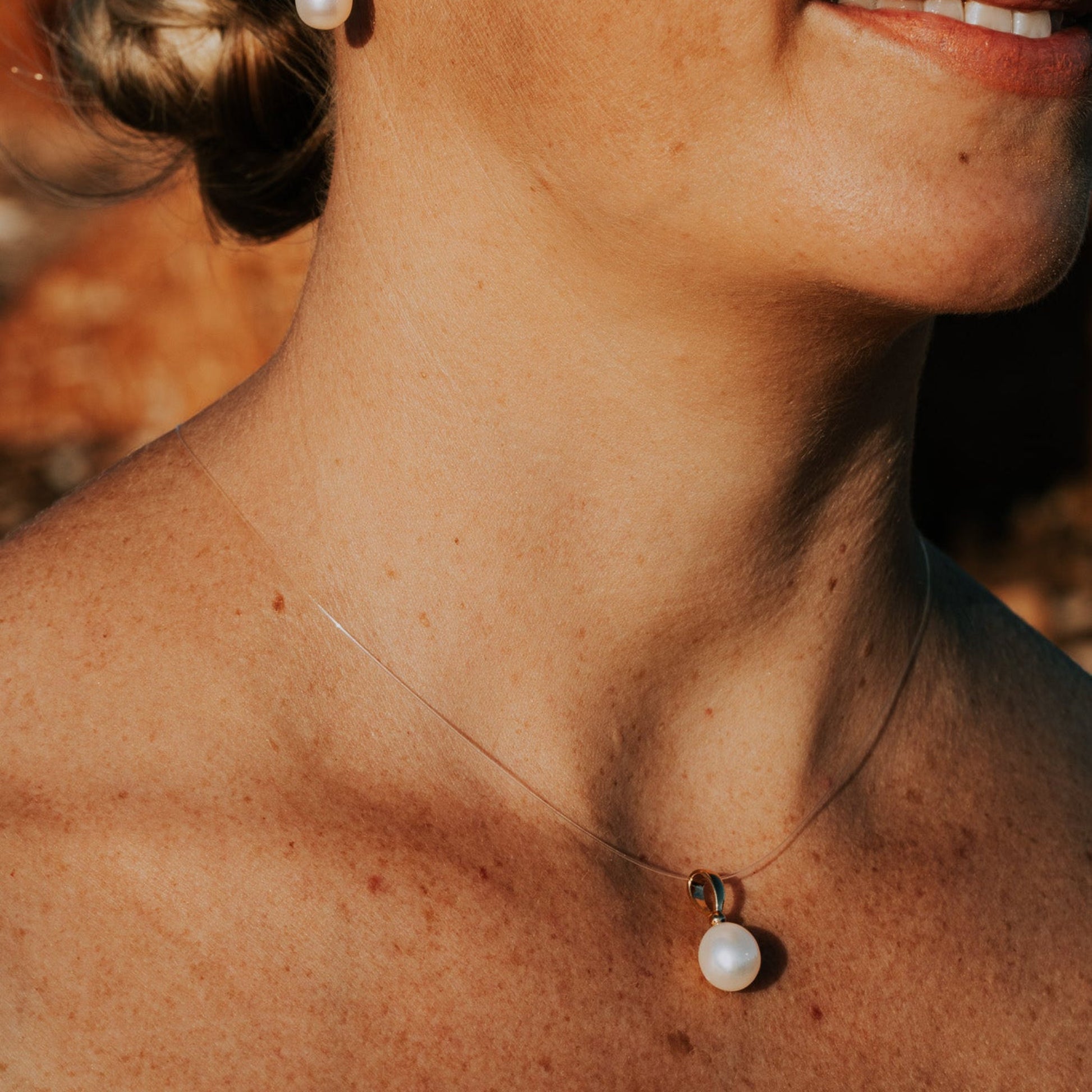 Silver Pearl Pendant Ball Bail | The Courthouse Collection | Australian Designer Pearl Jewellery