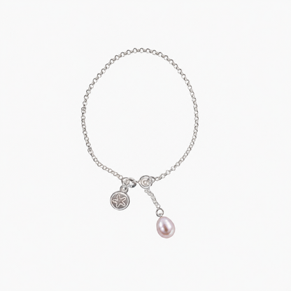 The courthouse bracelet pink | Silver Pearl Bracelet | The Courthouse Collection  | Australian Designer Pearl Jewellery