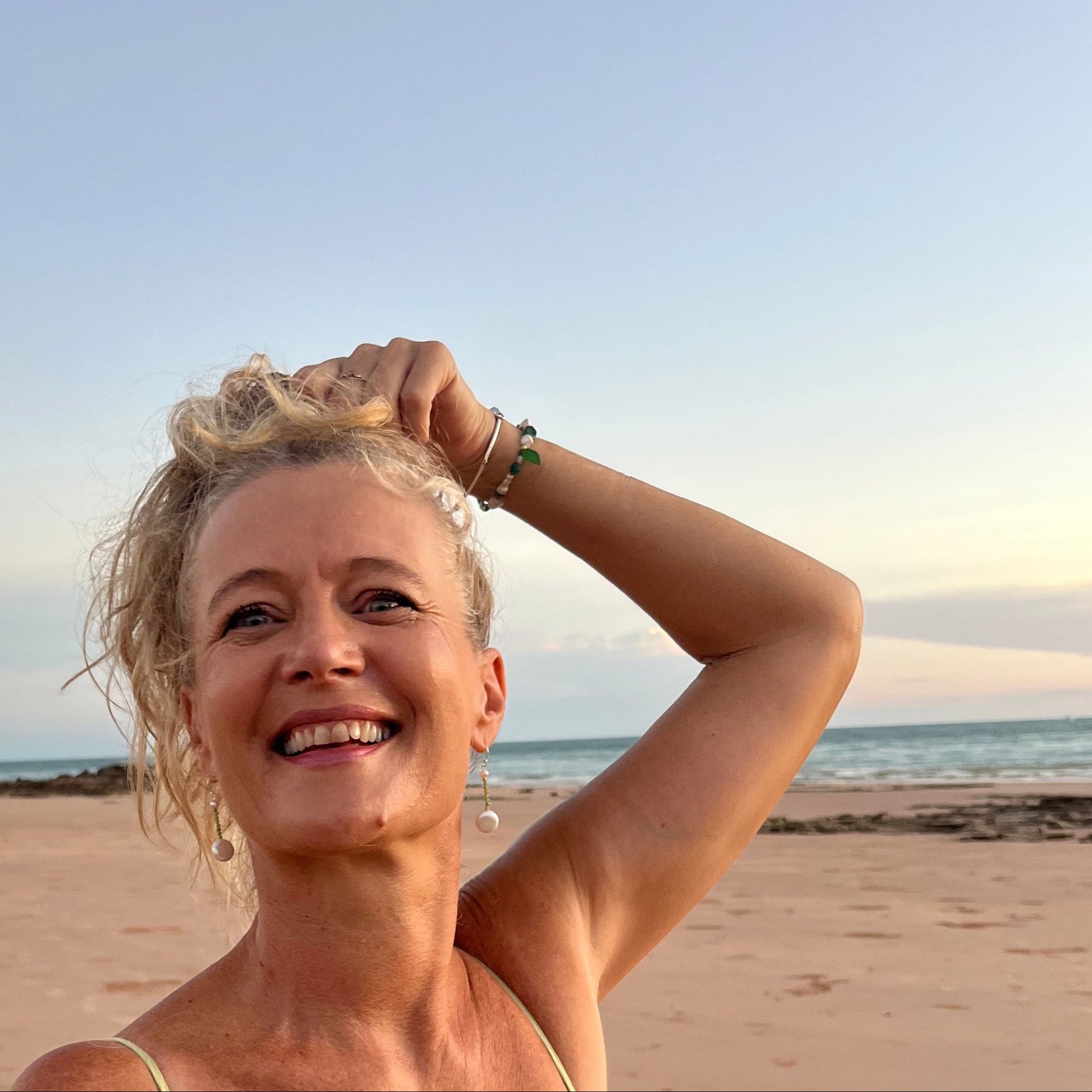 Green Garnet Madagascar Earrings | Gemstones Earrings | The Courthouse Collection | Australian Designer Pearl Jewellery