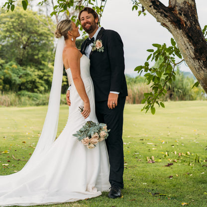 Gold Baroque Pearl Earrings | The Courthouse Collection | Australian Designer Pearl Jewellery