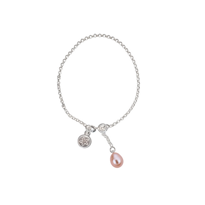 the courthouse bracelet pink | Silver Pearl Bracelet | The Courthouse Collection  | Australian Designer Pearl Jewellery