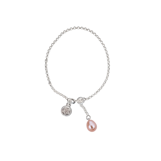 the courthouse bracelet pink | Silver Pearl Bracelet | The Courthouse Collection  | Australian Designer Pearl Jewellery