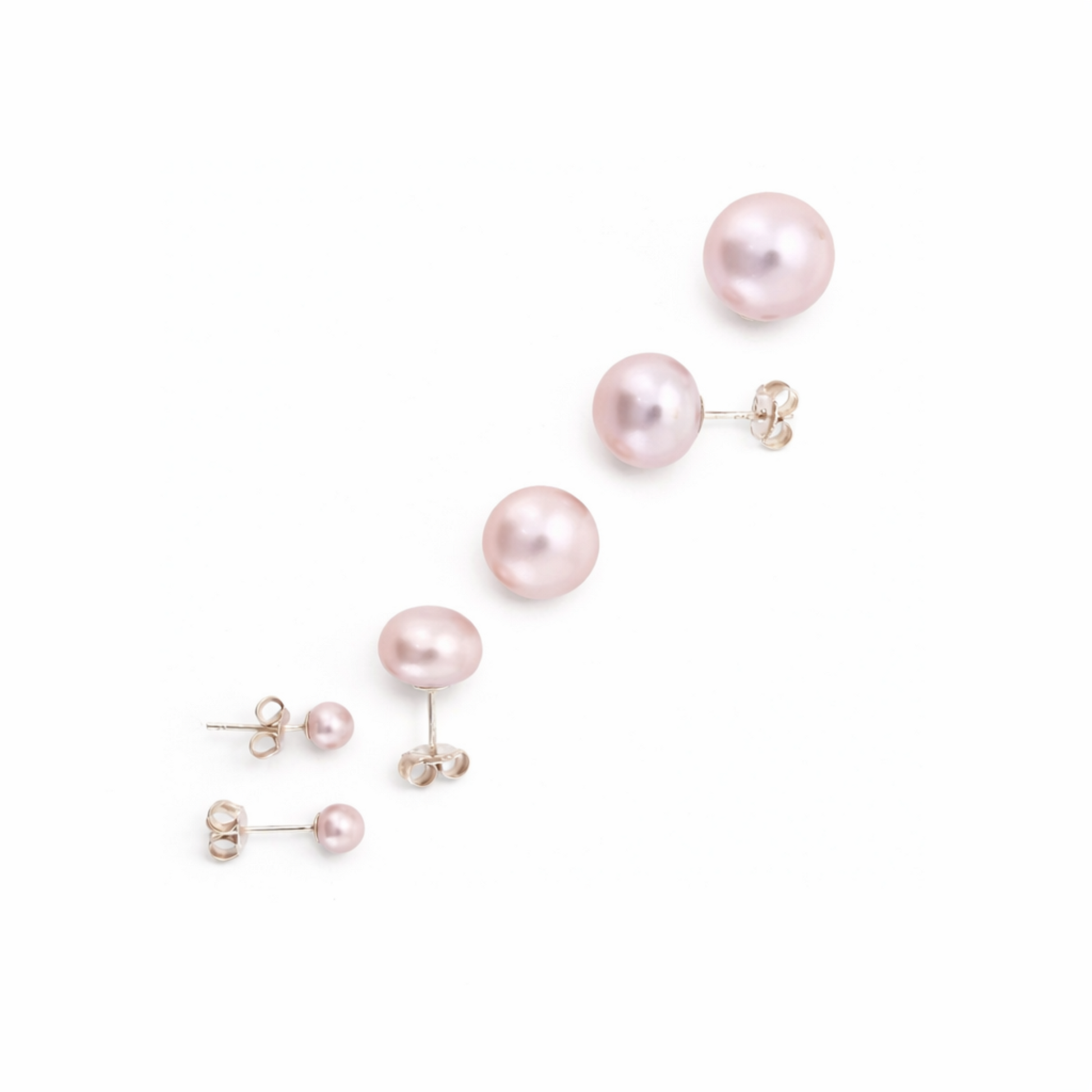 Pink Pearl Earrings-Stud | The Courthouse Collection  | Australian Designer Pearl Jewellery