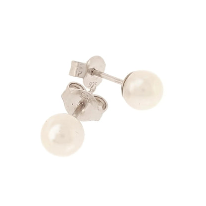 Pearl Earrings Studs White | The Courthouse Collection  | Australian Designer Pearl Jewellery