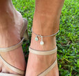 The Courthouse Pearl Silver Anklet | The Courthouse Collection