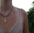 Pearl Pendant 'Starfish Gold' White - The Courthouse Collection