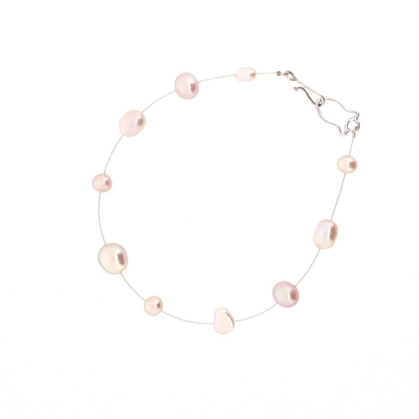 Pearl Bracelet 'Hailey Special' Pink - The Courthouse Collection
