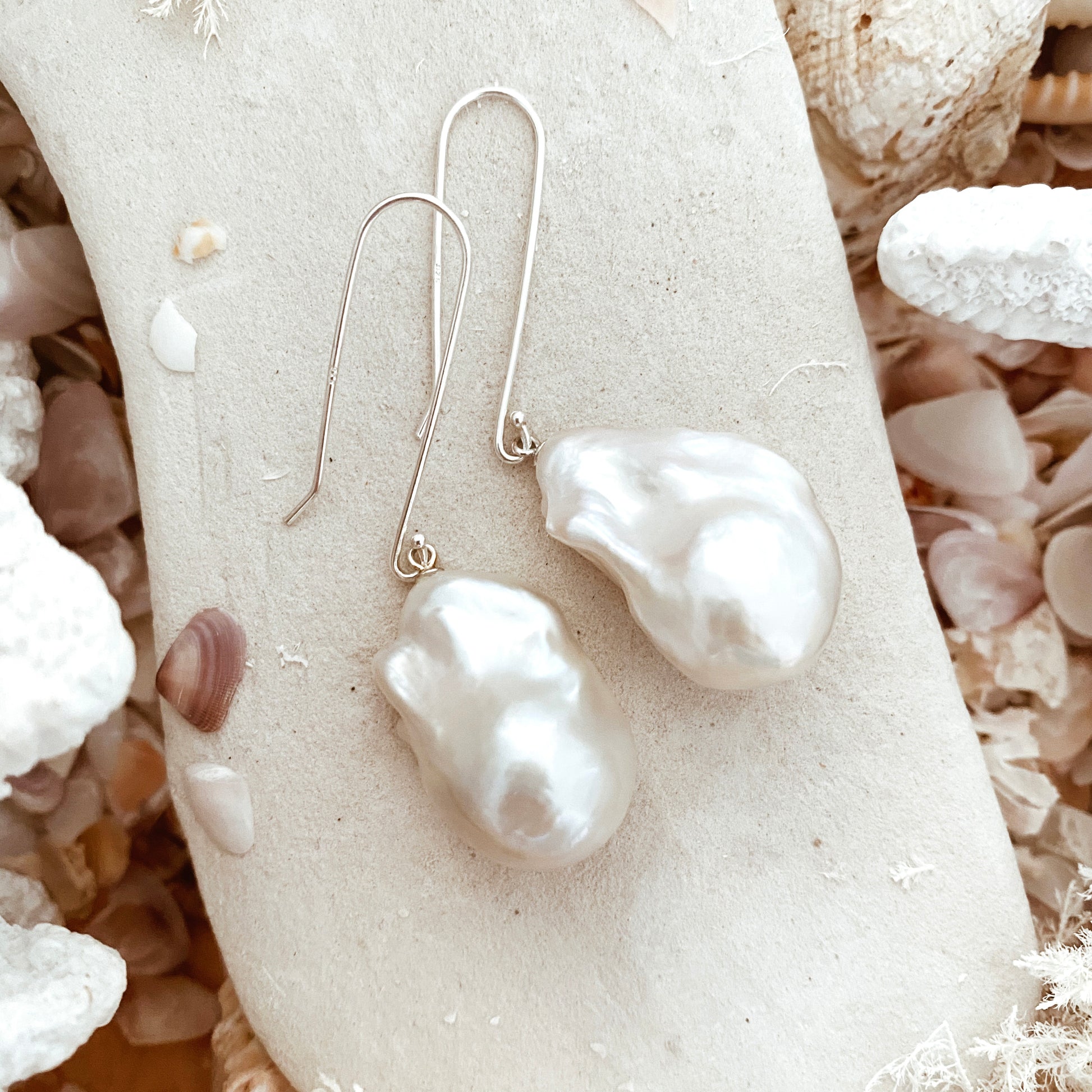 baroque pearl earrings