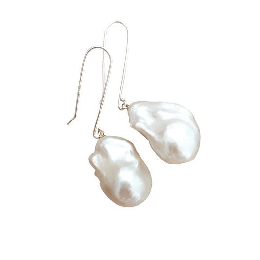 baroque pearl earrings