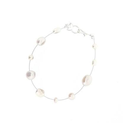 Pearl Bracelet 'Hailey Special' White - The Courthouse Collection