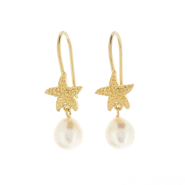 Pearl Earrings 'Starfish' - The Courthouse Collection