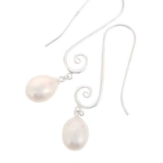 Pearl Earrings 'Moon Goddess' - The Courthouse Collection