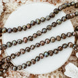 Pearl Necklace 'Longstrand' White Pink Black - The Courthouse Collection