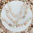 Pearl Necklace 'Longstrand' White Pink Black - The Courthouse Collection