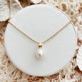 Pearl Pendant 'Leaf' - The Courthouse Collection