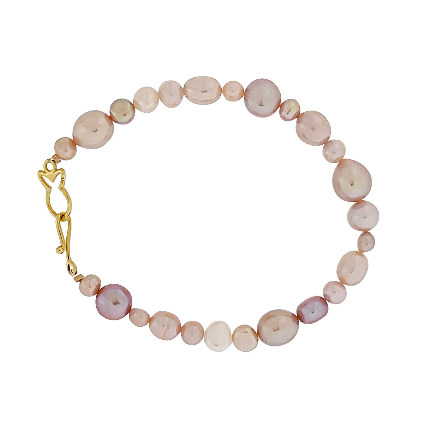 Pearl Bracelet 'Fullstrand' Pink - The Courthouse Collection