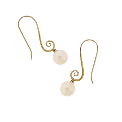 Pearl Earrings 'Moon Goddess' - The Courthouse Collection