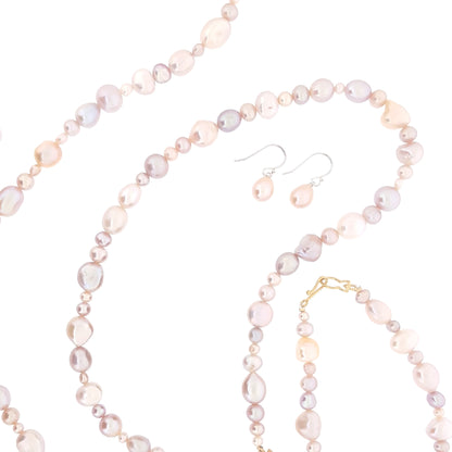 Pearl Necklace 'The Fullstrand’ Pink | The Courthouse Collection | Australian Designer Pearl Jewellery