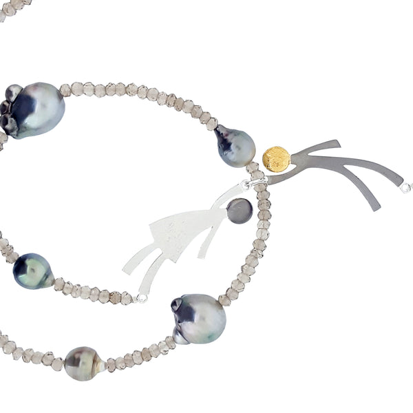 Ruby & Oliver Necklace 'Smoky Quartz' - The Courthouse Collection