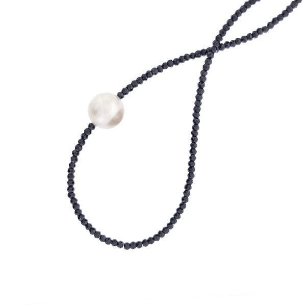 Spinel & Pearl Necklace 'Brigitte' | The Courthouse Collection